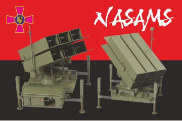 Флаг ЗРК «NASAMS». Вариант-02 Флаг ЗРК «NASAMS». Вариант-02