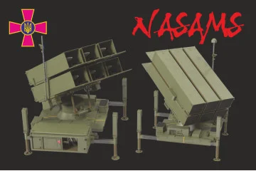 Флаг ЗРК «NASAMS». Вариант-04 Флаг ЗРК «NASAMS». Вариант-04