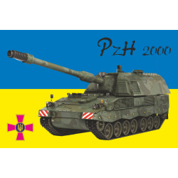 Флаг САУ «PzH 2000». Вариант-01 Флаг САУ «PzH 2000». Вариант-01