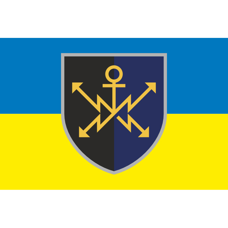 Прапор 43 ОПЗУ (окремий полк зв'язку і управління) ЗСУ. Варіант-02 Прапор 43 ОПЗУ (окремий полк зв'язку і управління) ЗСУ. Варіант-02