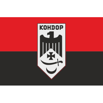 Прапор Роти аеророзвідки «Кондор» 1 БрОП НГУ «БУРЕВІЙ». Вариант-03 Прапор Роти аеророзвідки «Кондор» 1 БрОП НГУ «БУРЕВІЙ». Вариант-03