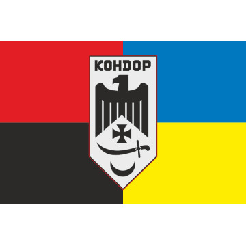 Прапор Роти аеророзвідки «Кондор» 1 БрОП НГУ «БУРЕВІЙ». Вариант-05 Прапор Роти аеророзвідки «Кондор» 1 БрОП НГУ «БУРЕВІЙ». Вариант-05