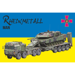 Флаг «Rheinmetall MAN HX». Вариант-01 Флаг «Rheinmetall MAN HX». Вариант-01