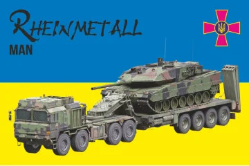 Прапор «Rheinmetall MAN HX». Варіант-01 Прапор «Rheinmetall MAN HX». Варіант-01