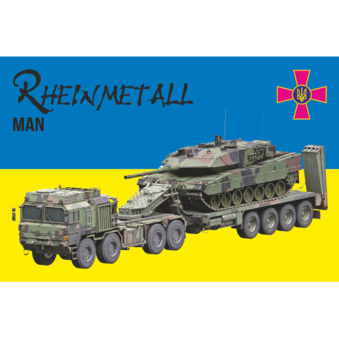 Флаг «Rheinmetall MAN HX». Вариант-01