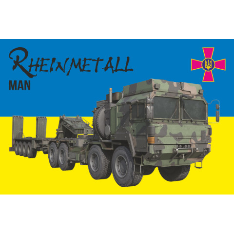 Флаг «Rheinmetall MAN HX». Вариант-05