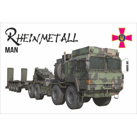 Флаг «Rheinmetall MAN HX». Вариант-07