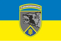 Прапор 2 механізованого батальйону ЗСУ «Росомахи» 67 ОМБр ДУК. Варіант-08