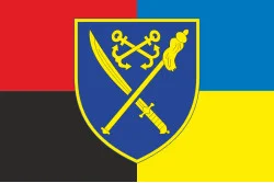 Прапор ОТУВ (Оперативно-тактичне угруповання військ) «Херсон» ЗСУ. Варіант-05 Прапор ОТУВ (Оперативно-тактичне угруповання військ) «Херсон» ЗСУ. Варіант-05
