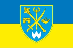 Прапор ОТУВ (Оперативно-тактичне угруповання військ) «Одеса» ЗСУ. Варіант-01