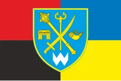 Прапор ОТУВ (Оперативно-тактичне угруповання військ) «Одеса» ЗСУ. Варіант-05