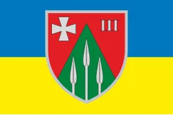 Флаг 150 ОМБр (отдельная механизированная бригада) ВСУ, 3 Мехбат. Вариант-01 Флаг 150 ОМБр (отдельная механизированная бригада) ВСУ, 3 Мехбат. Вариант-01