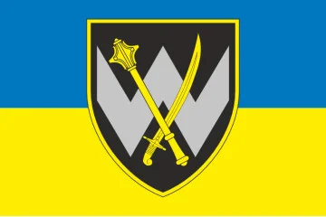 Прапор ОСУВ (Оперативно-стратегічне угруповання військ) «Північ» ЗСУ. Варіант-01