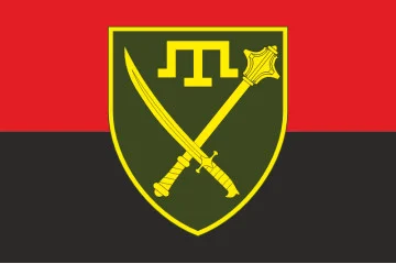 Прапор ОСУВ (Оперативно-стратегічне угруповання військ) «Таврія» ЗСУ. Варіант-03