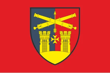 Флаг 14 ЗРП (зенитно-ракетный полк) ВСУ. Вариант-03