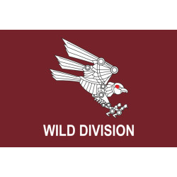 Флаг 82 ОДШБр ДШВ ВСУ, Рота ударных БПЛА «Wild Division». Вариант-02 Флаг 82 ОДШБр ДШВ ВСУ, Рота ударных БПЛА «Wild Division». Вариант-02