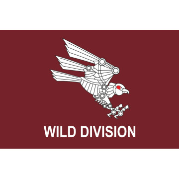 Флаг 82 ОДШБр ДШВ ВСУ, Рота ударных БПЛА «Wild Division». Вариант-02 Флаг 82 ОДШБр ДШВ ВСУ, Рота ударных БПЛА «Wild Division». Вариант-02