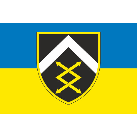 Прапор Головного пункту управління системою зв'язку та інформаційних систем ЗСУ. Варіант-01