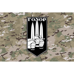 Флаг Штурмовой роты «Гонор» 59 ОМПБр ВСУ. Вариант-06
