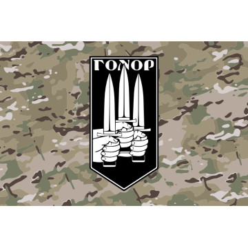 Прапор Штурмової роти «Гонор» 59 ОМПБр ЗСУ. Варіант-06