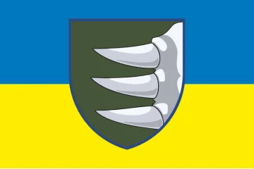 Флаг 156 ОМБр (отдельная механизированная бригада) ВСУ. Вариант-01
