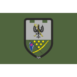 Прапор 166 ОБТрО (окремий батальйон Територіальної оборони) ЗСУ. Варіант-03 Прапор 166 ОБТрО (окремий батальйон Територіальної оборони) ЗСУ. Варіант-03