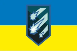 Прапор Розвідувального загону «Люм'єр» 3 ОШБр ЗСУ. Варіант-01