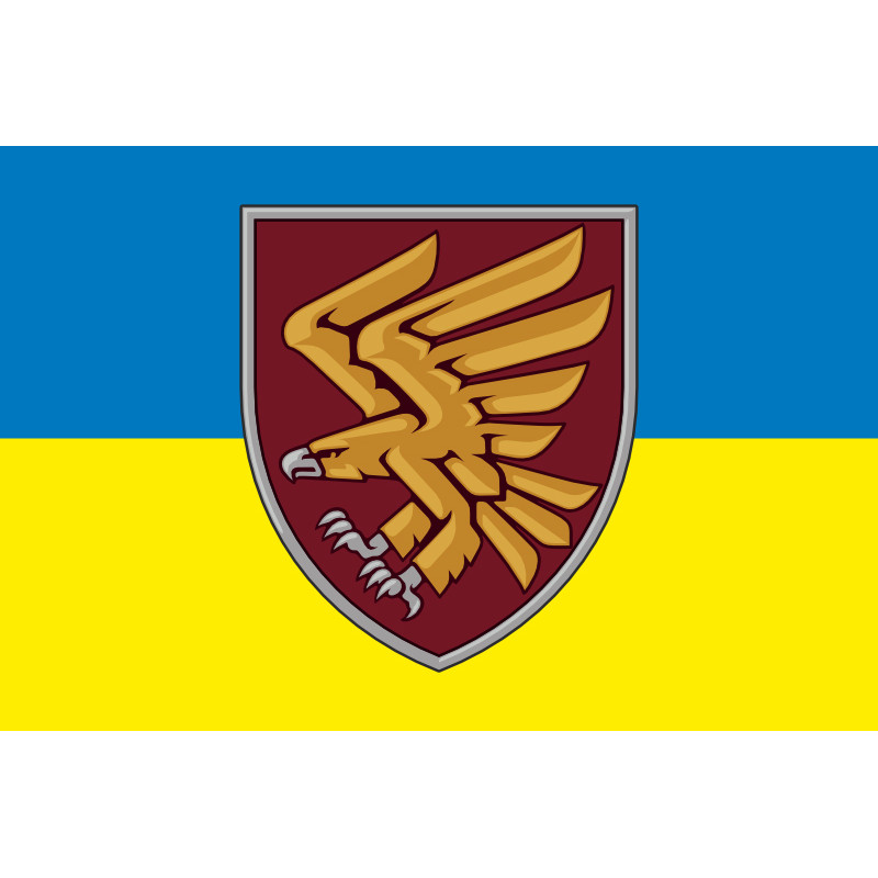 Прапор 95 ОДШБр (окрема десантно-штурмова бригада) ДШВ ЗСУ. Варіант-09 Прапор 95 ОДШБр (окрема десантно-штурмова бригада) ДШВ ЗСУ. Варіант-09