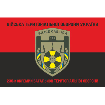 Флаг 230 ОБТрО (отдельный батальон Территориальной обороны) ВСУ. Вариант-08 Флаг 230 ОБТрО (отдельный батальон Территориальной обороны) ВСУ. Вариант-08