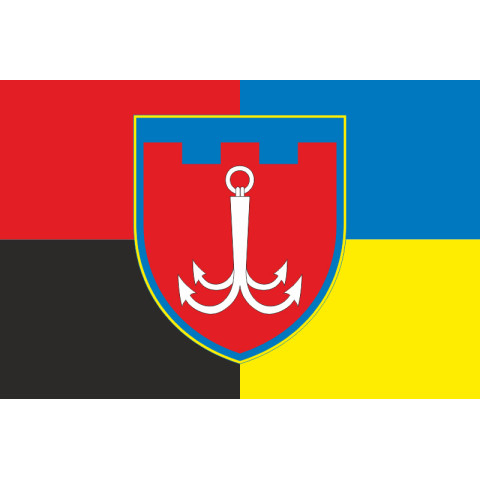 Прапор 122 ОБрТрО ЗСУ (окрема бригада територіальної оборони). Варіант-10