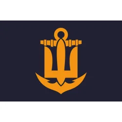 Прапор ВМС України (неофіційний). Варіант-04 Прапор ВМС України (неофіційний). Варіант-04