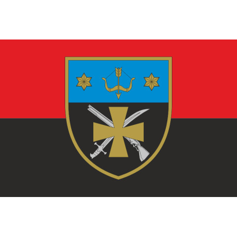 Флаг 582 ОБОО (отдельный батальон охраны и обслуживания) ВСУ. Вариант-03