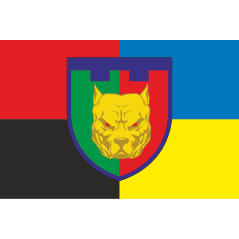 Прапор 237 ОБТрО (окремий батальйон Територіальної оборони) ЗСУ. Варіант-09