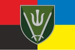 Прапор 160 ОМБр (окрема механізована бригада) ЗСУ. Варіант-05