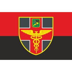 Прапор ВМКЦ ПнР (військово-медичний клінічний центр Північного регіону) МОУ. Варіант-03 Прапор ВМКЦ ПнР (військово-медичний клінічний центр Північного регіону) МОУ. Варіант-03