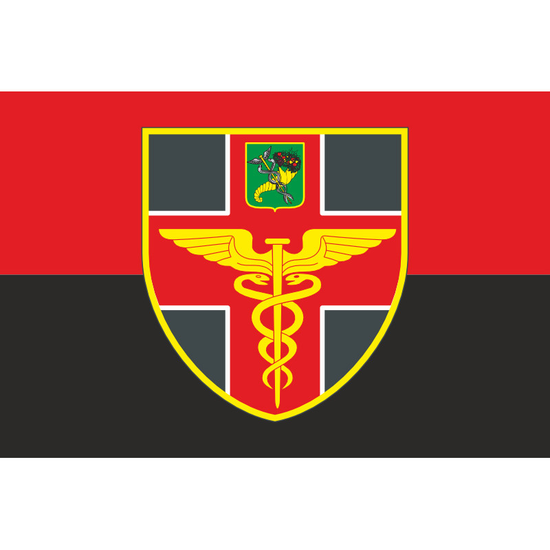 Флаг ВМКЦ СР (военно-медицинский клинический центр Северного региона) МОУ. Вариант-03 Флаг ВМКЦ СР (военно-медицинский клинический центр Северного региона) МОУ. Вариант-03