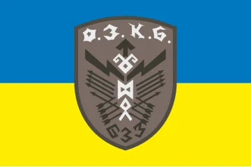 Флаг 633 ОЗПБ (отдельный зенитный пулеметный батальон) ВСУ. Вариант-05 Флаг 633 ОЗПБ (отдельный зенитный пулеметный батальон) ВСУ. Вариант-05