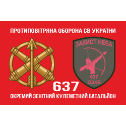 Флаг 637 ОЗПБ (отдельный зенитный пулеметный батальон) ВСУ. Вариант-02 Флаг 637 ОЗПБ (отдельный зенитный пулеметный батальон) ВСУ. Вариант-02