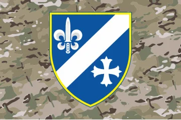 Прапор 120 ОРП (окремий розвідувальний полк) ЗСУ. Варіант-06 Прапор 120 ОРП (окремий розвідувальний полк) ЗСУ. Варіант-06