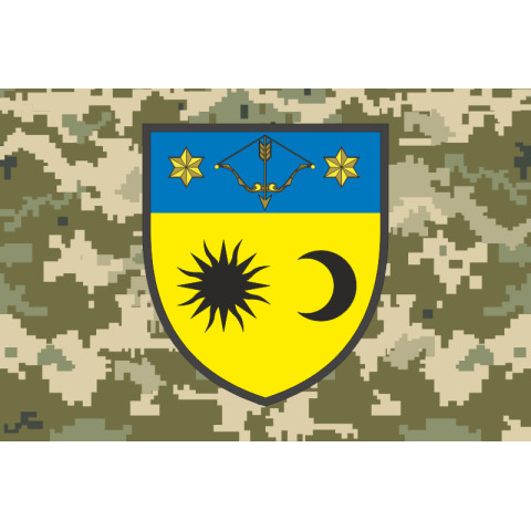 Флаг 229 ОБЛ (отдельный батальон логистики) ВСУ. Вариант-06