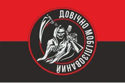Флаг «Пожизненно мобилизованный». Вариант-02 Флаг «Пожизненно мобилизованный». Вариант-02