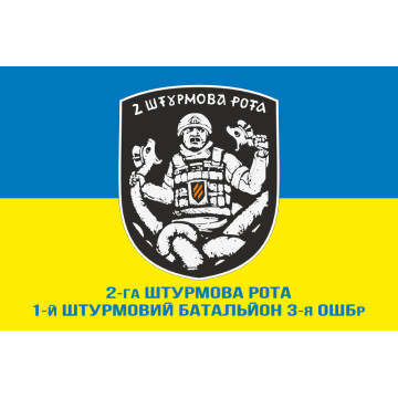 Прапор 2 ШР (штурмовая рота) 1 ШБ 3 ОШБр ЗСУ. Варіант-02