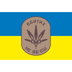 Прапор «Вбитих не вб'єш». Варіант-01 Прапор «Вбитих не вб'єш». Варіант-01