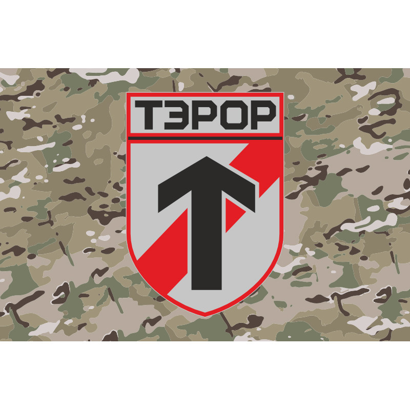 Прапор батальйону «Терор» ГУР МОУ. Варіант-06 Прапор батальйону «Терор» ГУР МОУ. Варіант-06