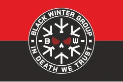 Прапор Підрозділу «Black Winter» ГУР МОУ. Варіант-03 Прапор Підрозділу «Black Winter» ГУР МОУ. Варіант-03