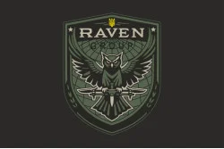 Прапор Підрозділу «Raven Group» ГУР МОУ. Варіант-01 Прапор Підрозділу «Raven Group» ГУР МОУ. Варіант-01