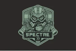 Прапор Підрозділу «Spectre 33» ГУР МОУ. Варіант-01 Прапор Підрозділу «Spectre 33» ГУР МОУ. Варіант-01