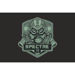 Флаг Подразделения «Spectre 33» ГУР МОУ. Вариант-01 Флаг Подразделения «Spectre 33» ГУР МОУ. Вариант-01
