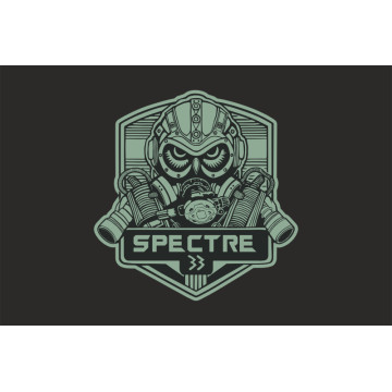 Прапор Підрозділу «Spectre 33» ГУР МОУ. Варіант-01 Прапор Підрозділу «Spectre 33» ГУР МОУ. Варіант-01