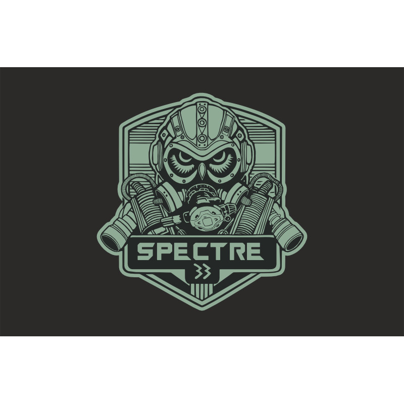 Прапор Підрозділу «Spectre 33» ГУР МОУ. Варіант-01 Прапор Підрозділу «Spectre 33» ГУР МОУ. Варіант-01